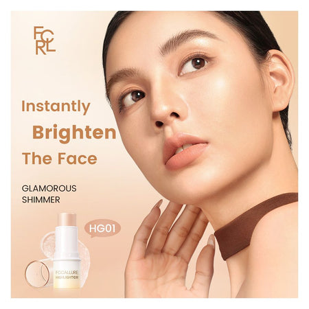 Focallure Dewy Glow Cream Highlighter Stick, Waterproof, HG-01 - Image 4