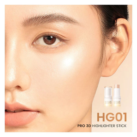 Focallure Dewy Glow Cream Highlighter Stick, Waterproof, HG-01 - Image 5