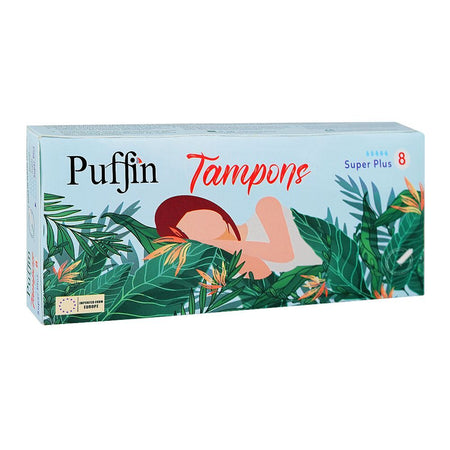 Puffin Tampons, Super Plus, 8-Pack - Main Image