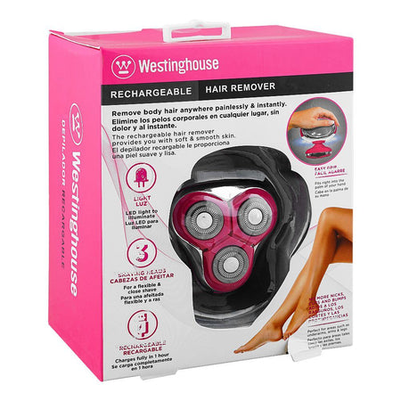Westinghouse Rechargeable Hair Remover, Painless Hair Shaver & Trimmer For Women, WH-1130 - Image 2