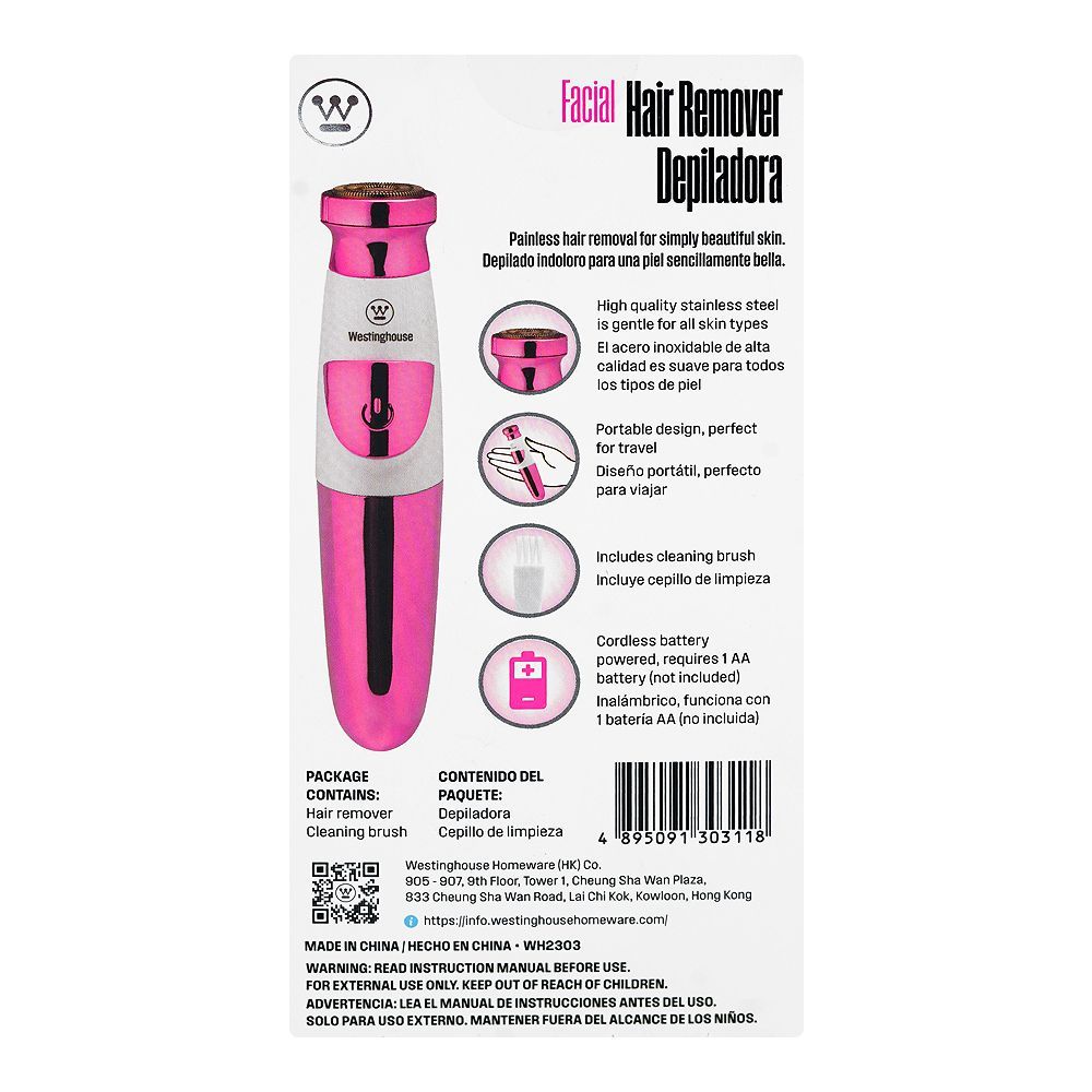 Westinghouse Facial Hair Remover, WH-2303 - Image 3