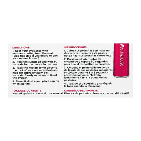 Westinghouse Heated Eyelash Curler, WH-1120 - Image 5