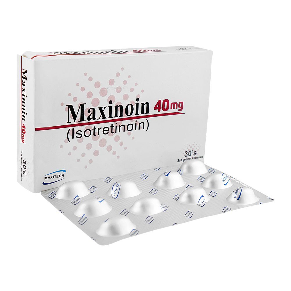 Maxitech Maxinoin Soft Gelatin, 40mg, 10-Pack Strip - Main Image
