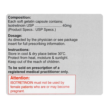 Maxitech Maxinoin Soft Gelatin, 40mg, 10-Pack Strip - Image 4