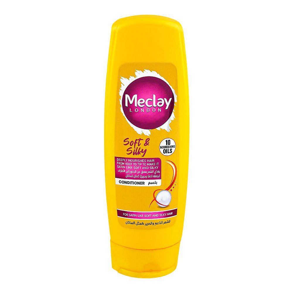 Meclay London 10 Nourishing Oils Conditioner, For Soft & Silky Hair, 180ml - Main Image