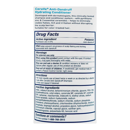 CeraVe Pyrithione Zinc Anti-Dandruff Conditioner, Sulfate Free, For All Hair Types, 266ml - Image 3