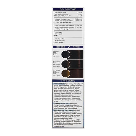 Cosmo No Ammonia Safe & Easy Permanent Hair Color - Salon Quality Hair Color, 4.0 Brown - Image 2