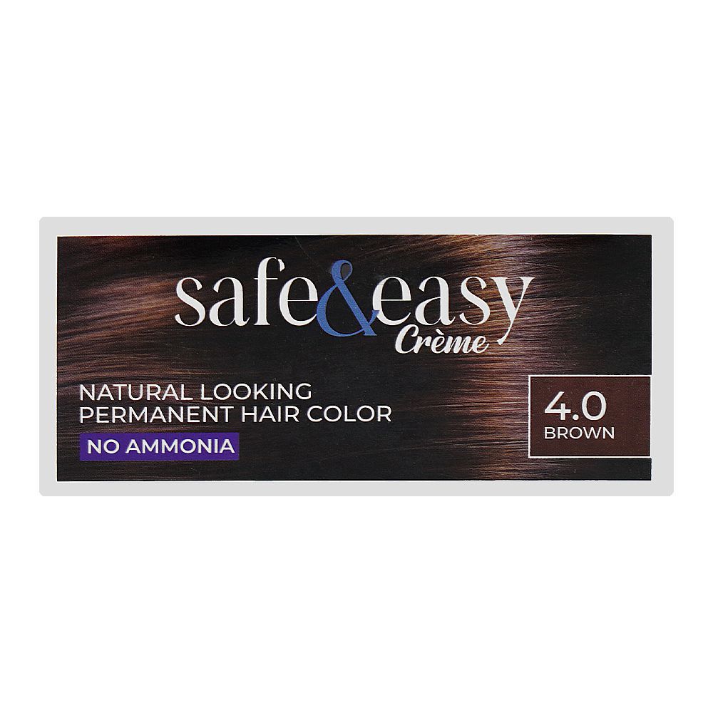 Cosmo No Ammonia Safe & Easy Permanent Hair Color - Salon Quality Hair Color, 4.0 Brown - Image 6