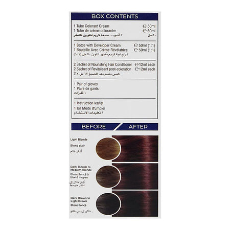 Cosmo No Ammonia Safe & Easy Permanent Hair Color - Salon Quality Hair Color, 6.0 Dark Blonde - Image 4