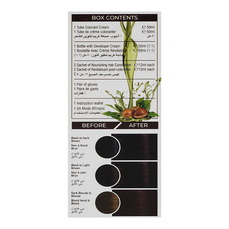 Cosmo Color Xpress 3X Nourishing Care Permanent Hair Color - Salon-Quality Hair Dye, 3.65 Dark Chocolate - Image 4