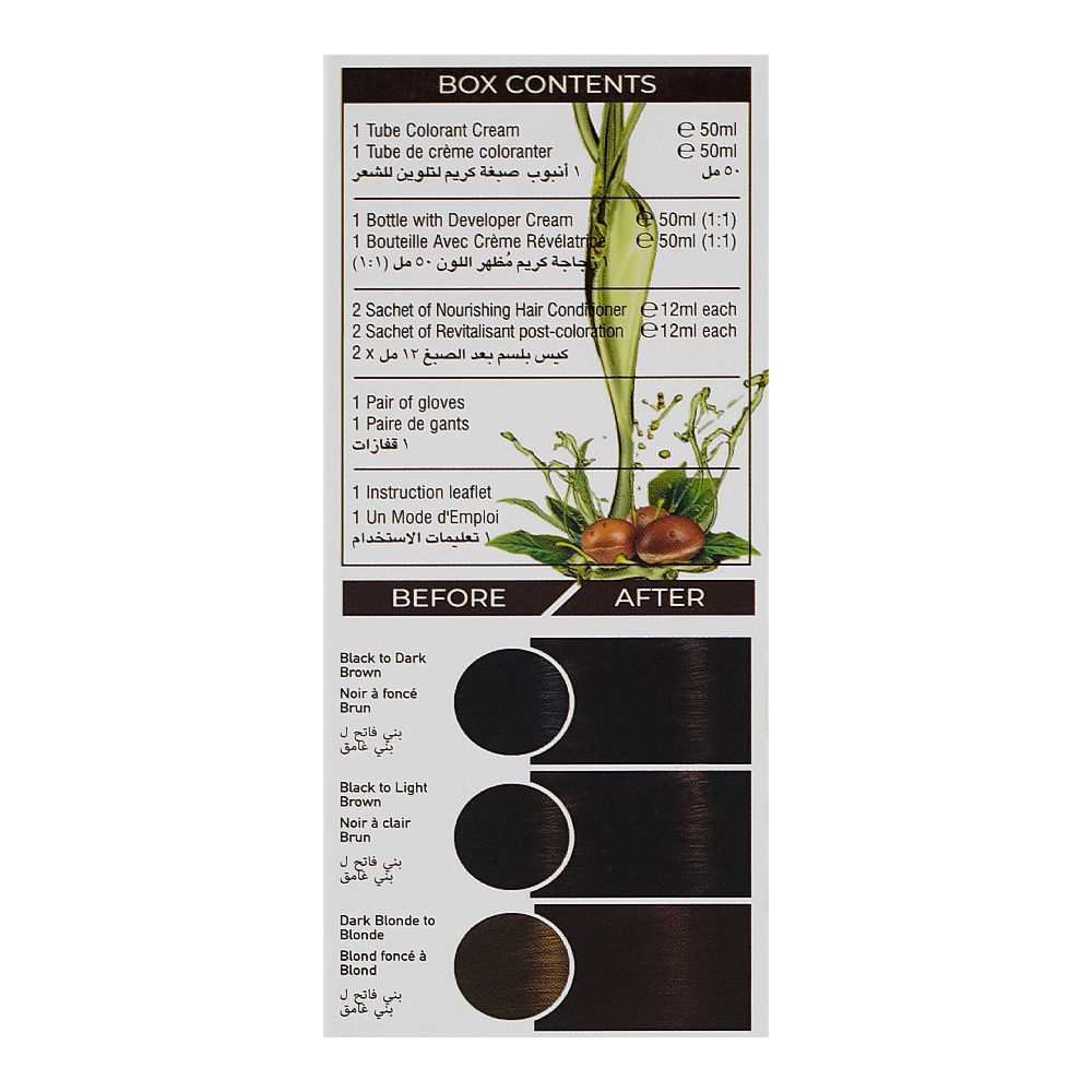 Cosmo Color Xpress 3X Nourishing Care Permanent Hair Color - Salon-Quality Hair Dye, 3.65 Dark Chocolate - Image 4