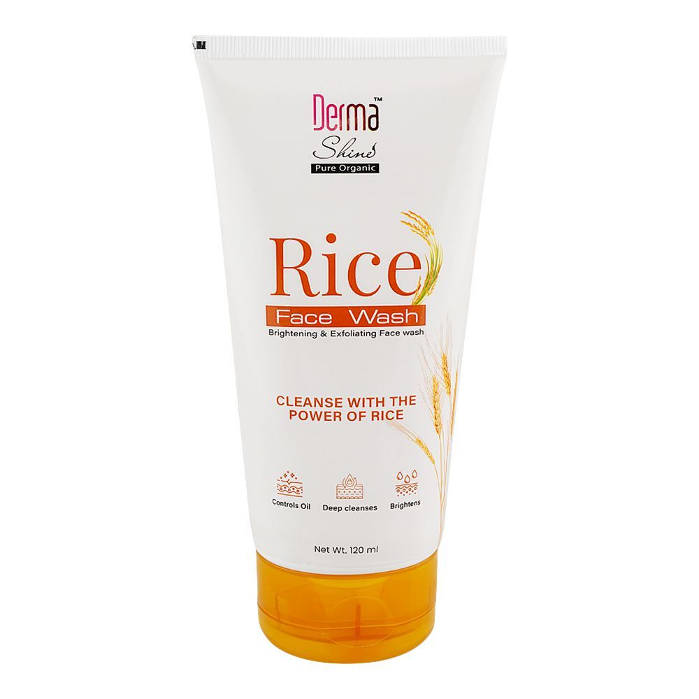 Derma Shine Rice Face Wash, 120ml - Main Image