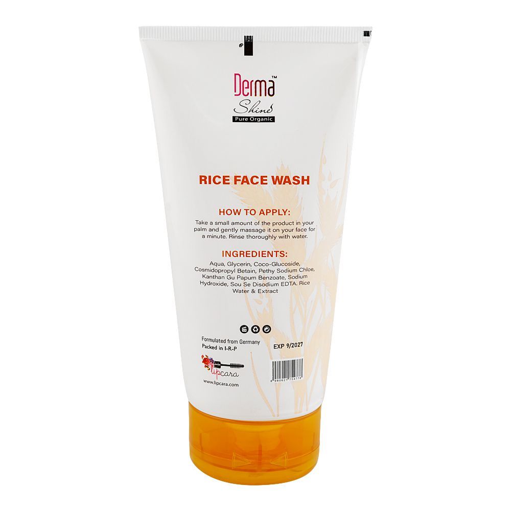 Derma Shine Rice Face Wash, 120ml - Image 2