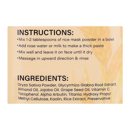 Derma Shine Rice Face Mask, 100g - Image 3