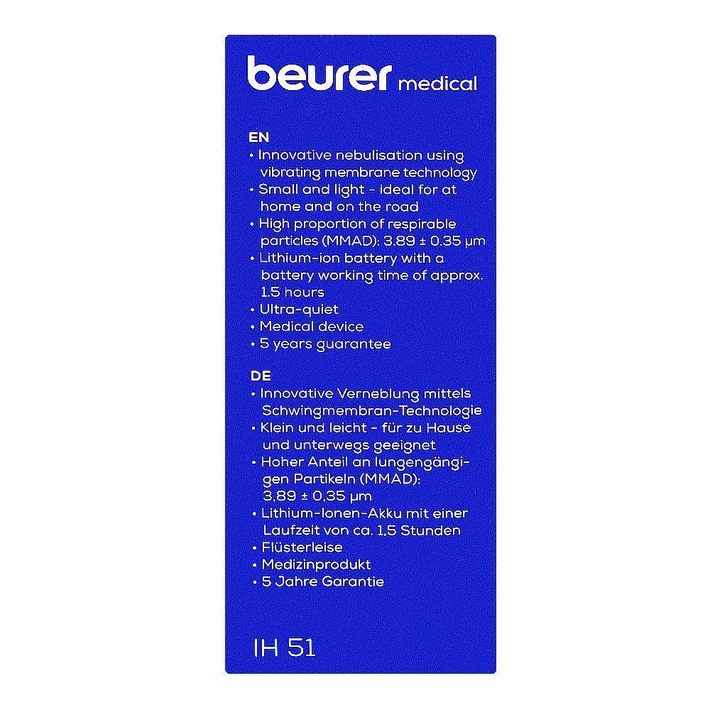 Beurer Nebulizer Inhalator, IH-51 - Image 4