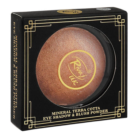 Rivaj UK Mineral Terracotta Eyeshadow & Blush Powder, No. 18 - Image 2