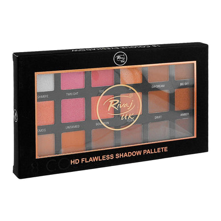 Rivaj UK HD Flawless Eyeshadow Palette, 18 Shades, No. 03 - Image 2
