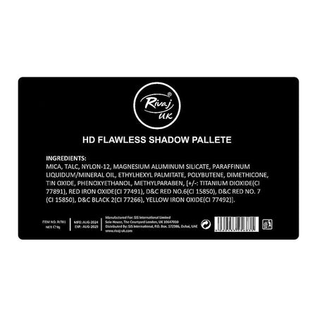 Rivaj UK HD Flawless Eyeshadow Palette, 18 Shades, No. 03 - Image 3