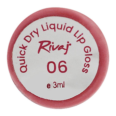 Rivaj UK Quick Dry Lip Gloss, 3ml, No. 06 - Image 4