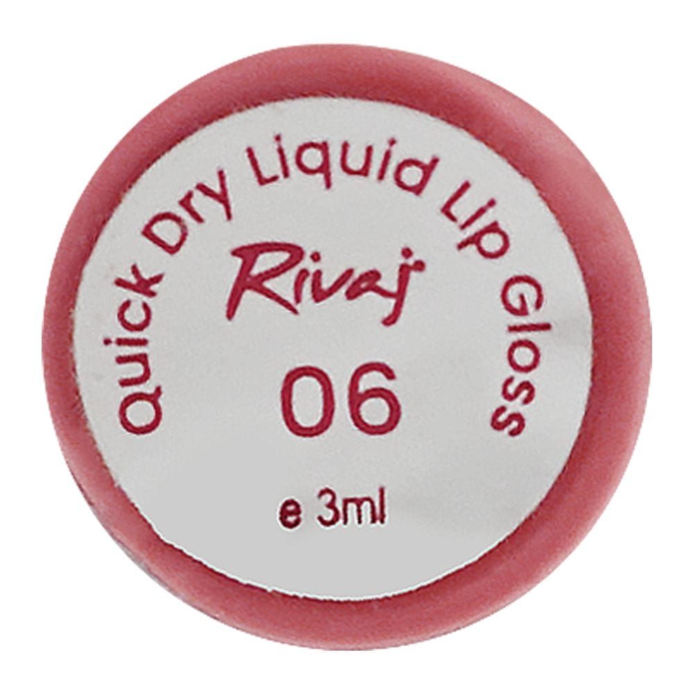 Rivaj UK Quick Dry Lip Gloss, 3ml, No. 06 - Image 4