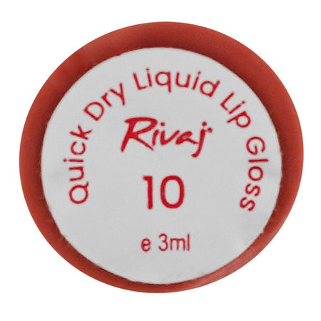 Rivaj UK Quick Dry Lip Gloss, 3ml, No. 10 - Image 4