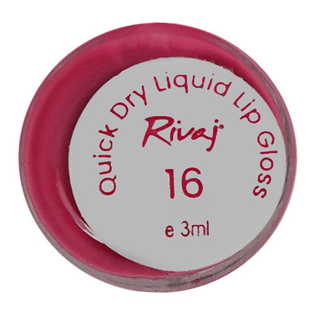 Rivaj UK Quick Dry Lip Gloss, 3ml, No. 16 - Image 4