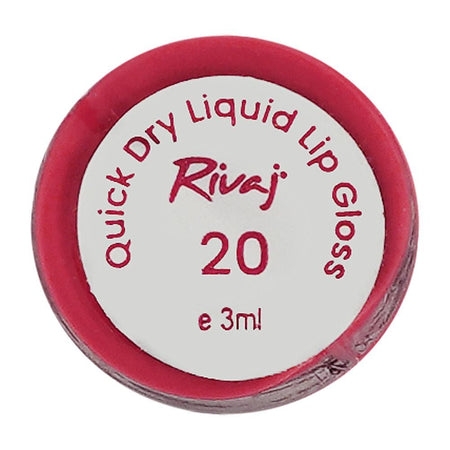 Rivaj UK Quick Dry Lip Gloss, 3ml, No. 20 - Image 4