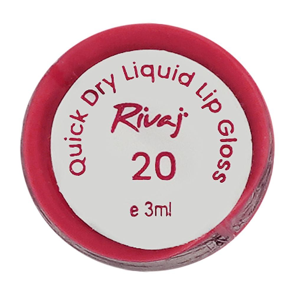 Rivaj UK Quick Dry Lip Gloss, 3ml, No. 20 - Image 4
