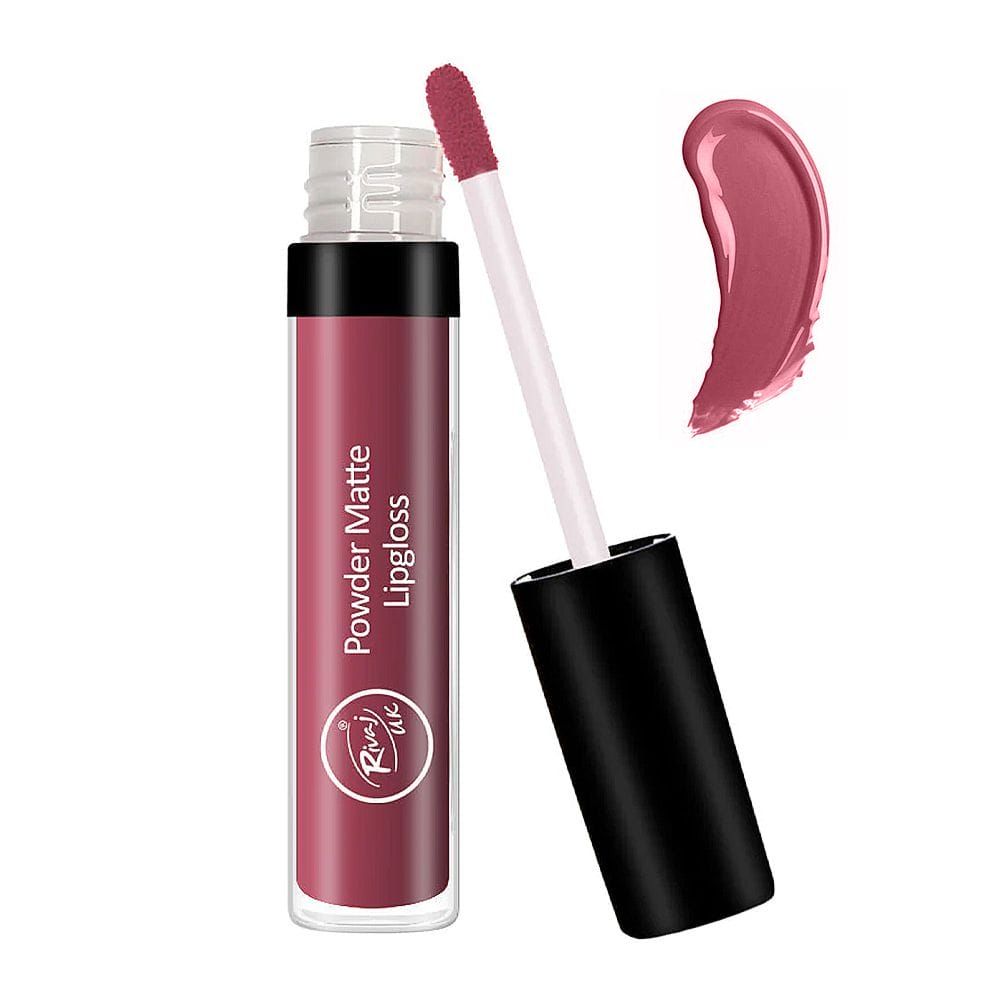 Rivaj UK Powder Matte Lip Gloss, 3ml, No. 09 - Main Image