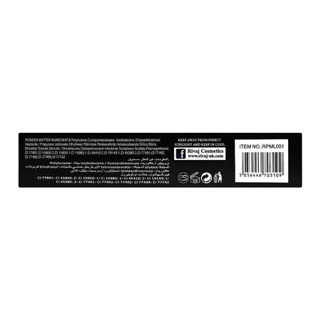 Rivaj UK Powder Matte Lip Gloss, 3ml, No. 19 - Image 3