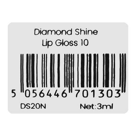 Rivaj UK Diamond Shine Glitter Lip Gloss, 3ml, No. 10 - Image 3