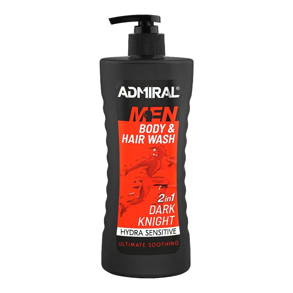 Admiral Men Hydra Sensitive Dark Knight 2in1 Body & Hair Wash, 400ml - Main Image