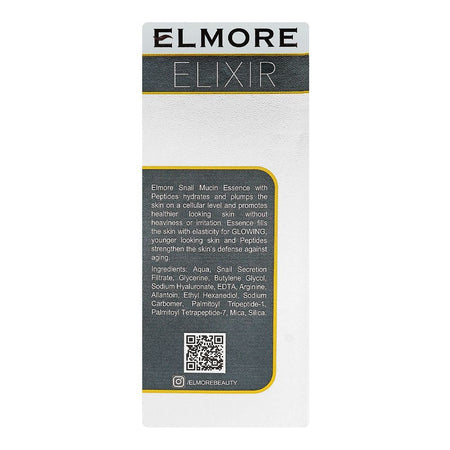 Elmore Elixir Snail Mucin 95% + Peptide Glow Skin Repair Face Serum, For All Skin Types, 30ml - Image 4