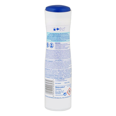Nivea Fresh Comfort Infini Fresh Body Spray, 48H Long-Lasting Freshness, 150ml - Image 2