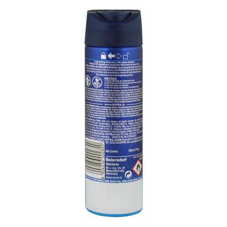 Nivea Men Fresh Active Infini Fresh Body Spray, 48H Long-Lasting Freshness, 150ml - Image 2