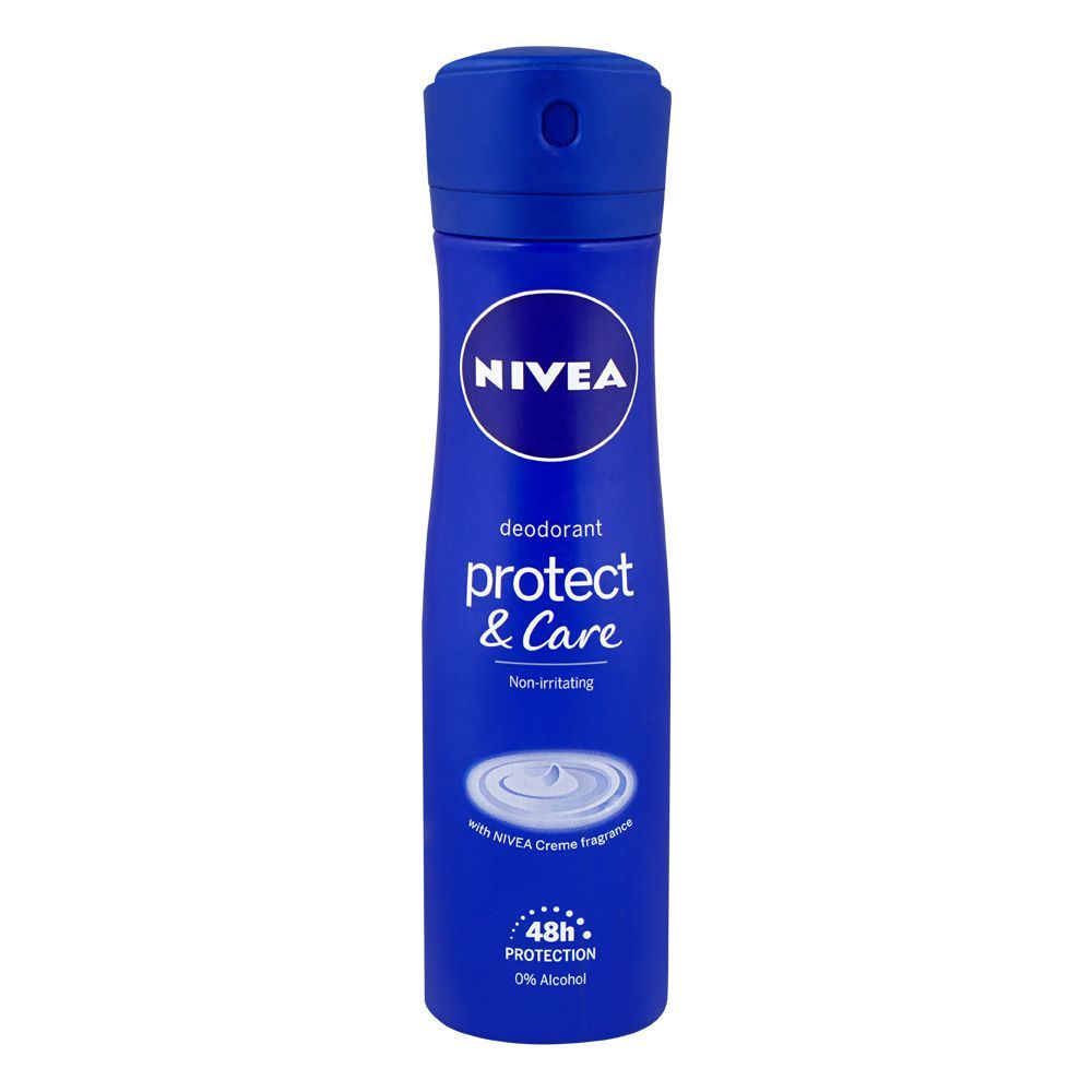 Nivea Protect & Care Body Spray, Long-Lasting Freshness, 150ml - Main Image