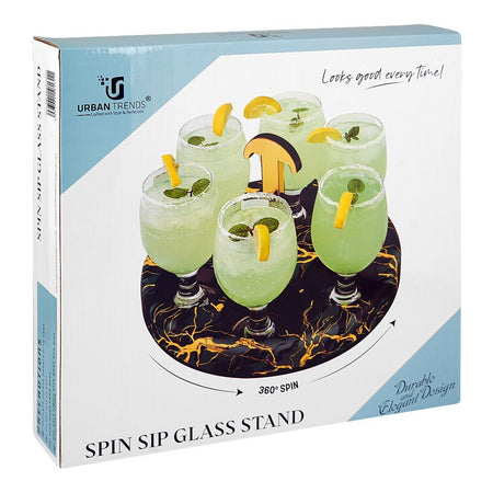 Urban Trends Spin Sip Glass Stand, 1-Pack - Image 2