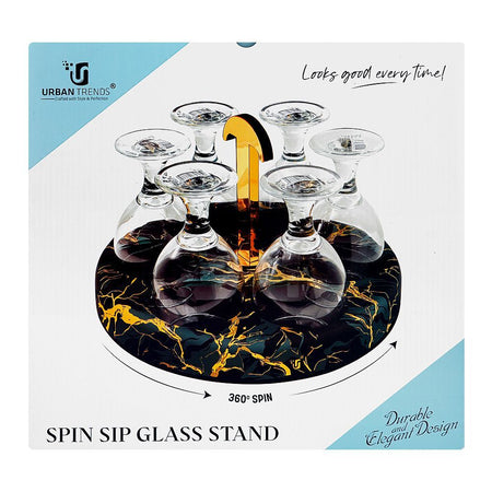 Urban Trends Spin Sip Glass Stand, 1-Pack - Image 3