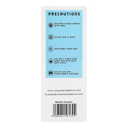 Urban Trends Marble Coaster, 6-Pack - Image 2