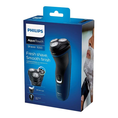 Philips Aqua Touch 1000 One Touch Open Cordless Shaver, 40 Minutes Run Time, Washable, S1121/40 - Image 3