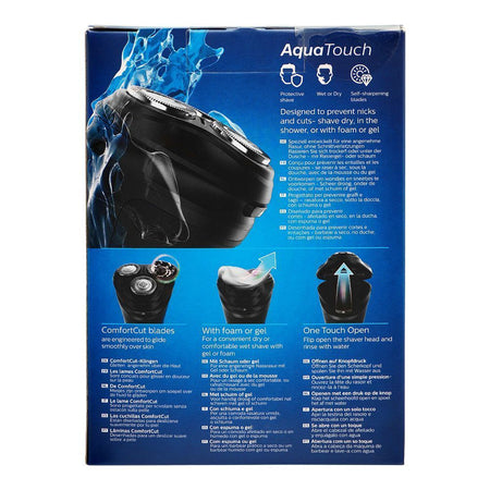 Philips Aqua Touch 1000 One Touch Open Cordless Shaver, 40 Minutes Run Time, Washable, S1121/40 - Image 7