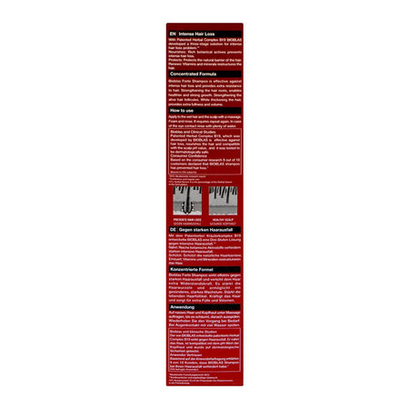 Bioblas Forte Complex B19 Herbal Shampoo, For Hair Loss, 360ml - Image 3