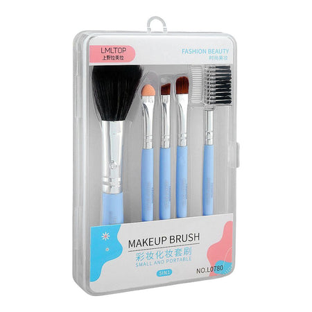 LMLTOP Makeup Brush Set with Premium Soft Bristles, For Blending & Contouring, 5-Pack, L0780 - Main Image