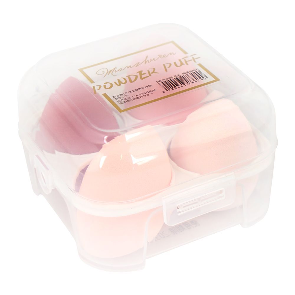 Lameila Makeup Puff & Blender Sponge Set, Pink Multi, 4-Pack, PDD005 - Main Image