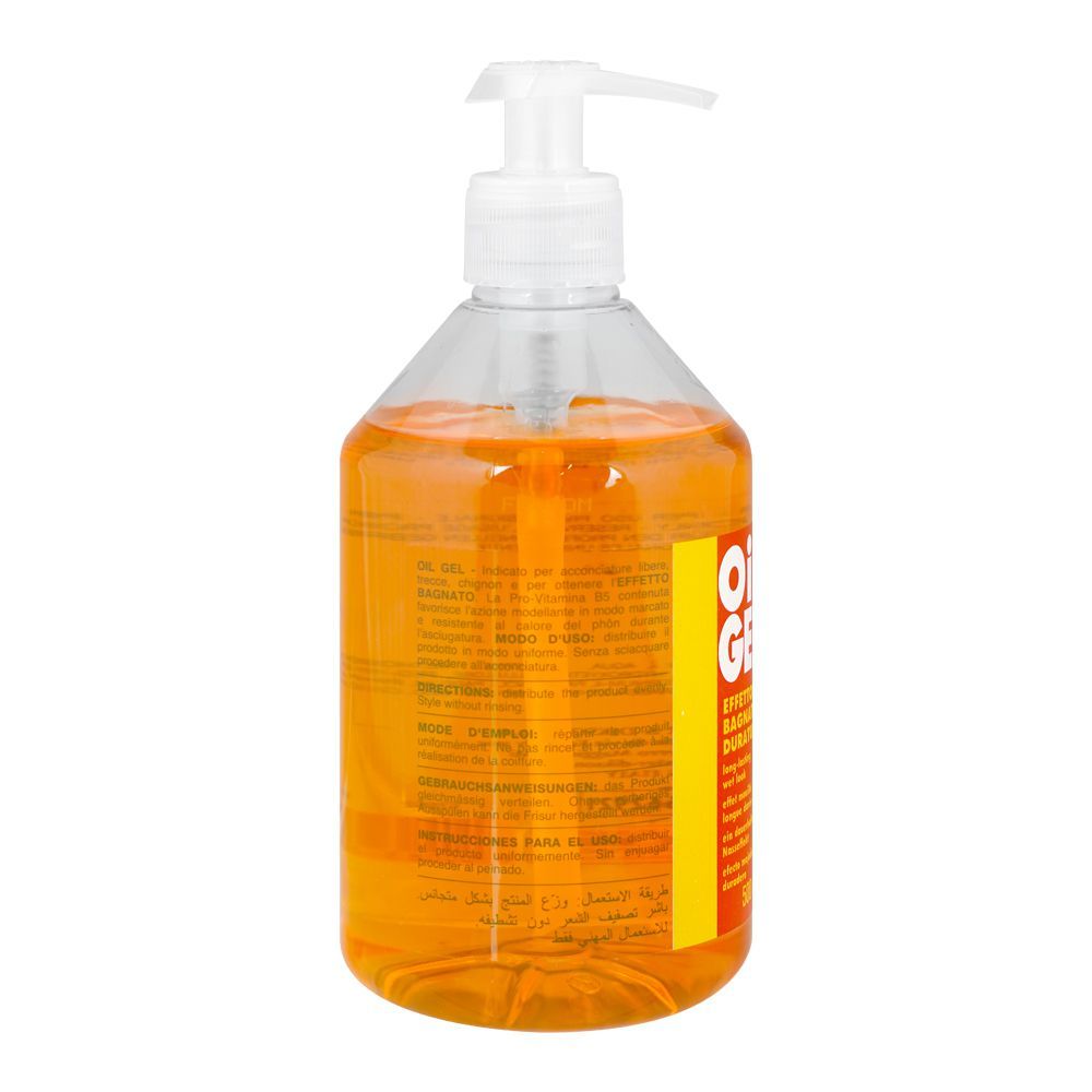 Dikson Oil Gel with Pro Vitamin B5 - Wet Look Hair Styling Gel, 500ml - Image 2
