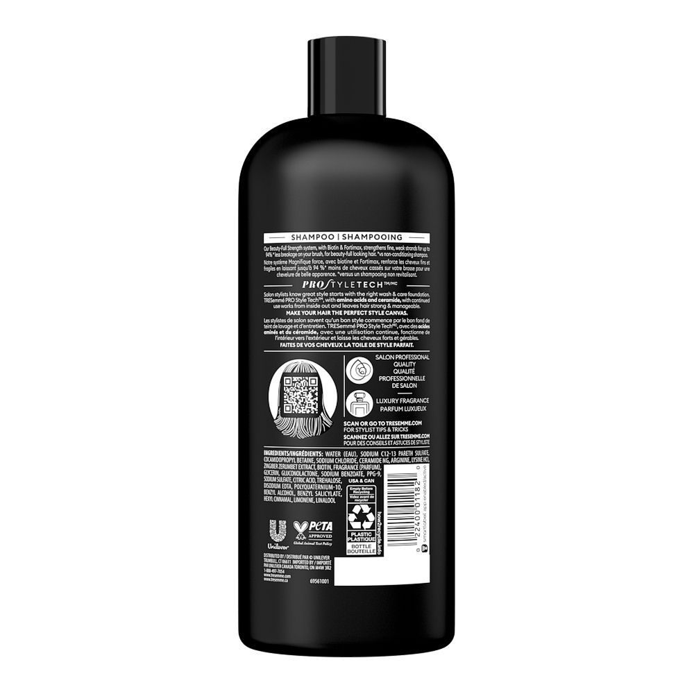 Tresemme Beauty-Full Strength Shampoo with Biotin & FortiMax, 828ml - Image 2