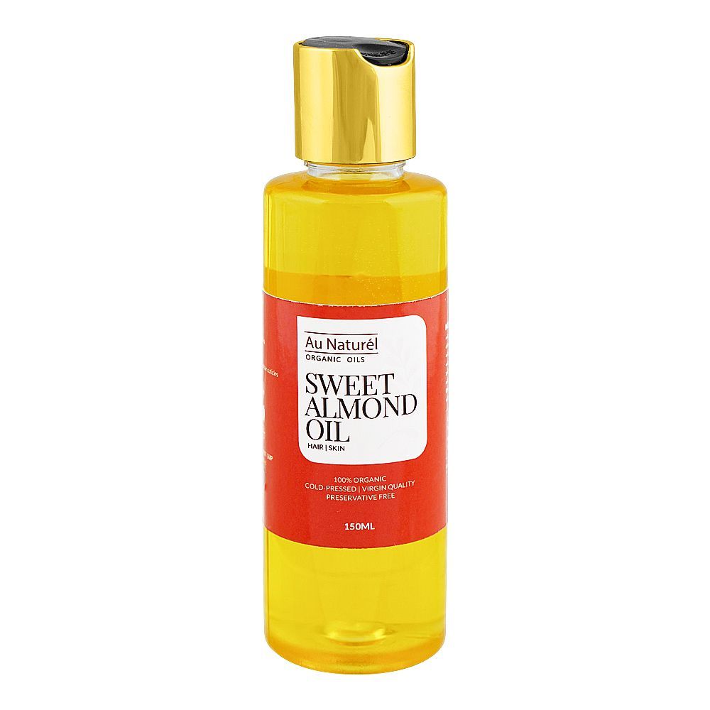 Au Naturel Sweet Almond Oil for Skin & Hair Growth, 150ml - Main Image