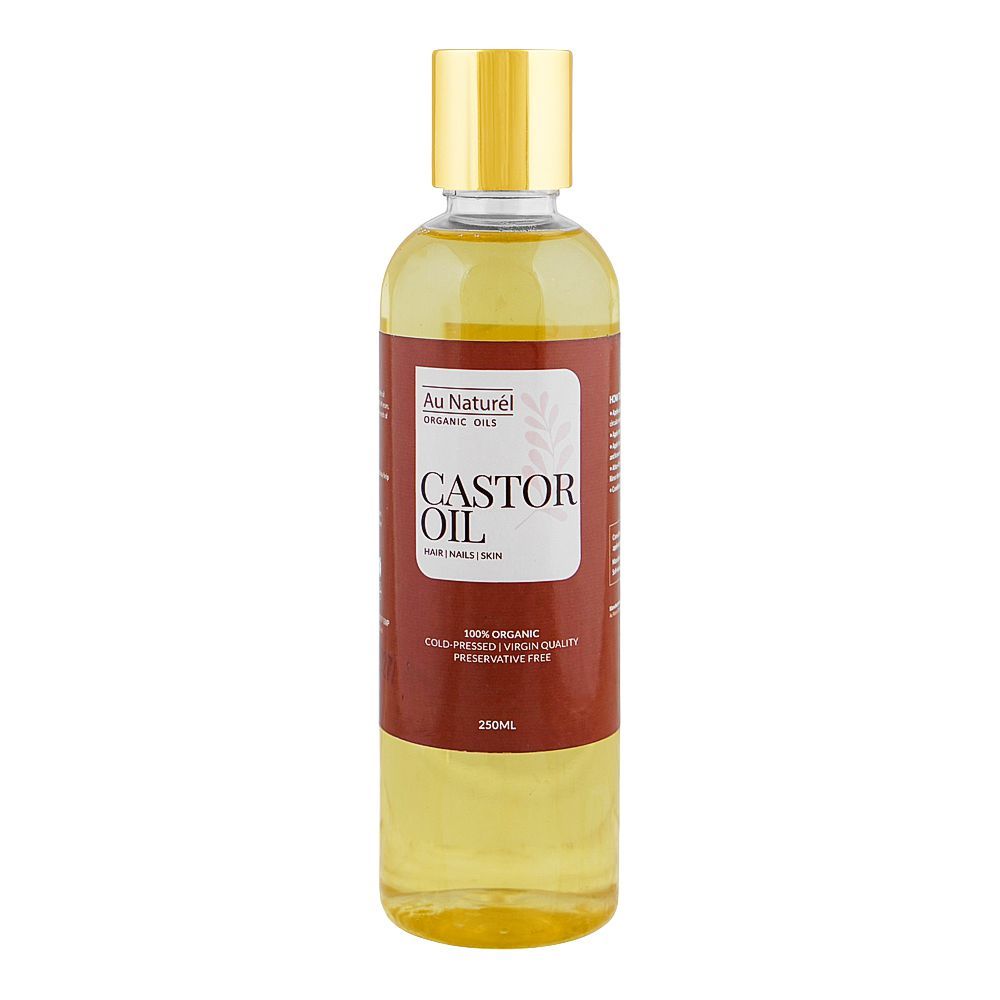 Au Naturel Castor Oil, For Hair, Nails & Skin, 250ml - Main Image