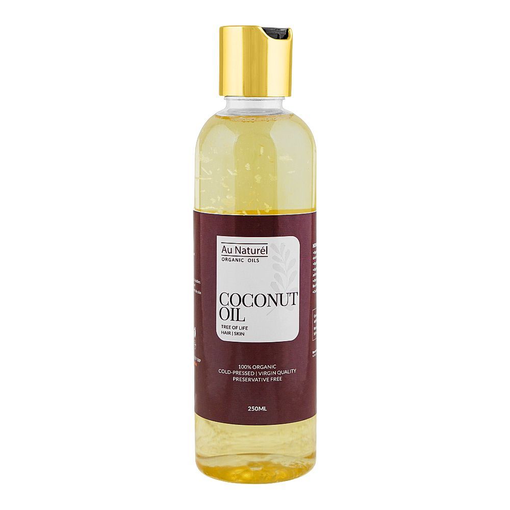 Au Naturel Coconut Oil, For Hair, Nails & Skin, 250ml - Main Image