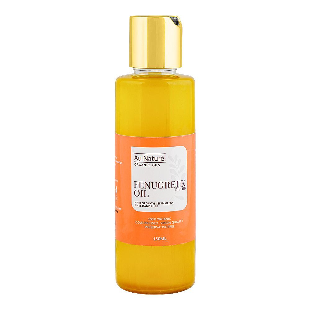 Au Naturel Fenugreek Oil, For Skin & Hair Growth, 150ml - Main Image